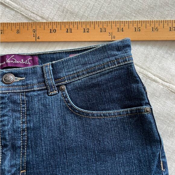 NWT Gloria Vanderbilt Jeans - Amanda Blue Straight Leg Classic Fit - 8 - Picture 10 of 12